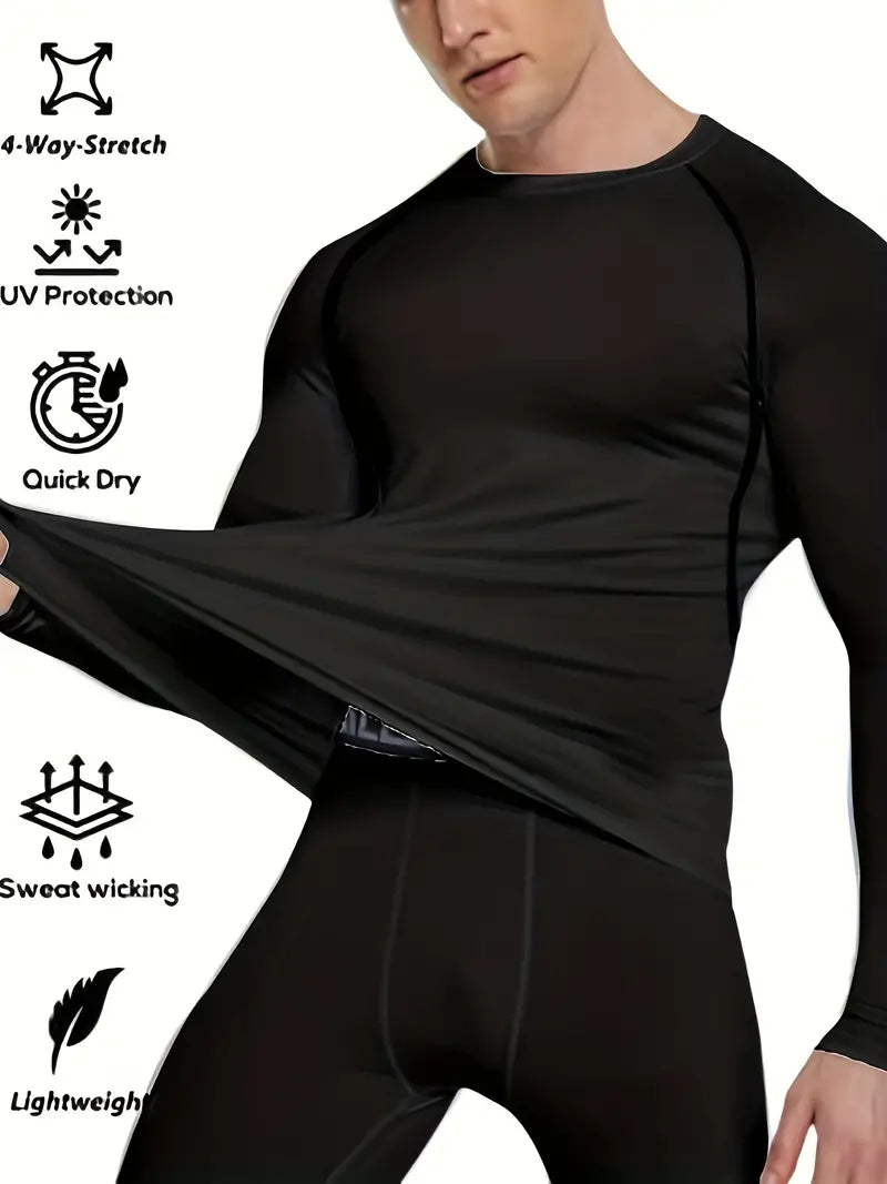 Men's High-Performance Workout Shirt - Quick Dry, Breathable, and Moisture-Wicking